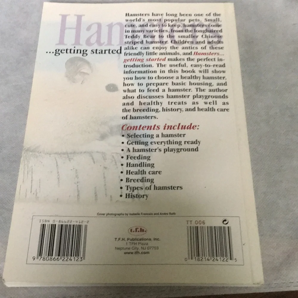 “Hamsters…getting started” Manual - Picture 2 of 3